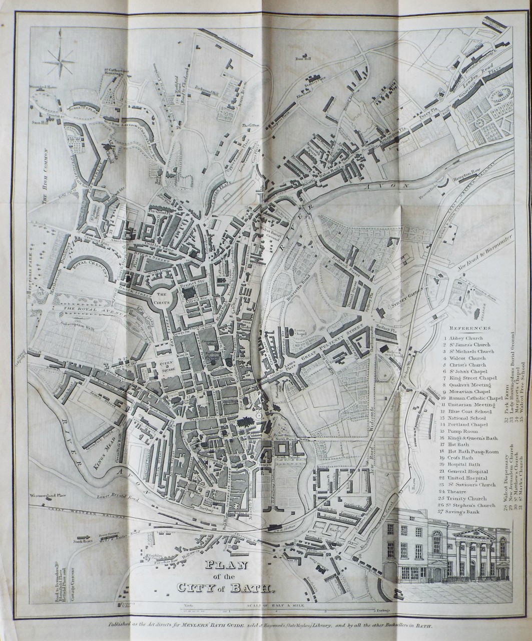 Map of Bath - Bath