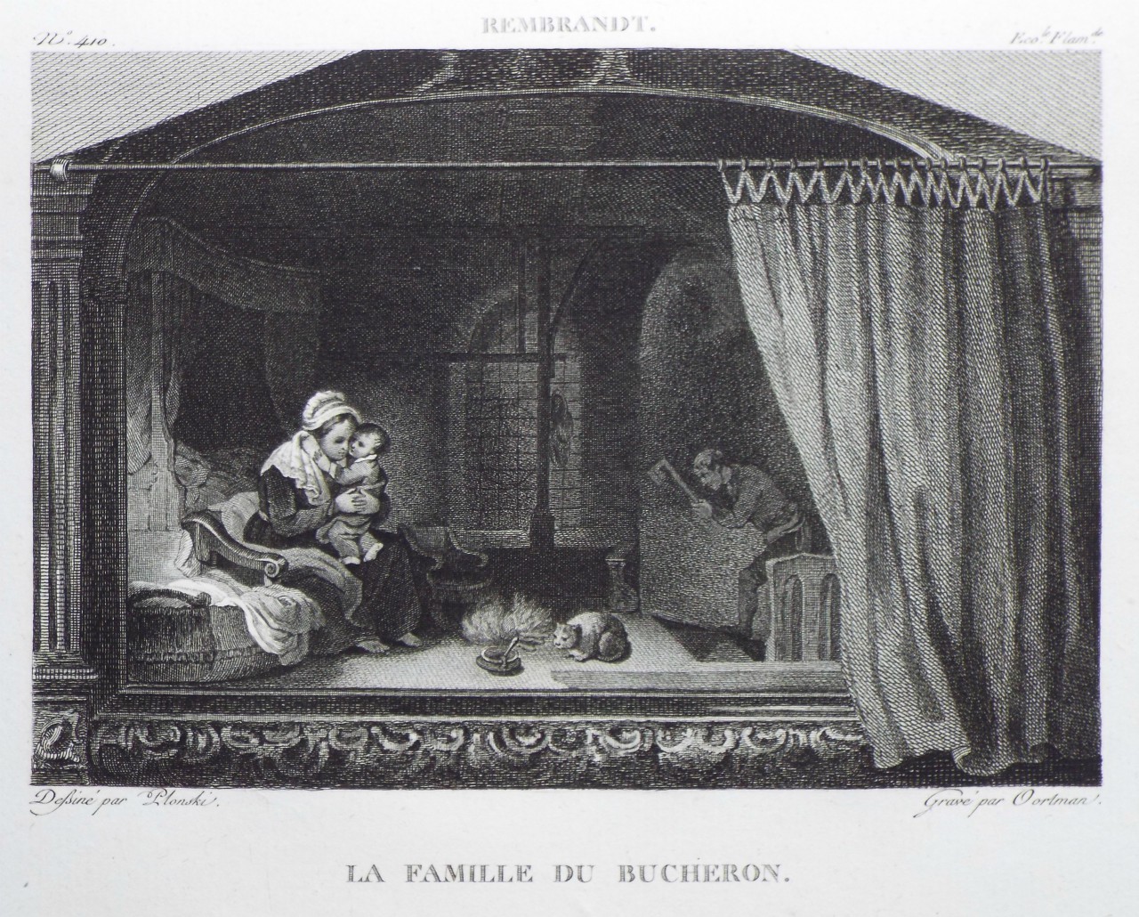 Print - La Famille du Bucheron.