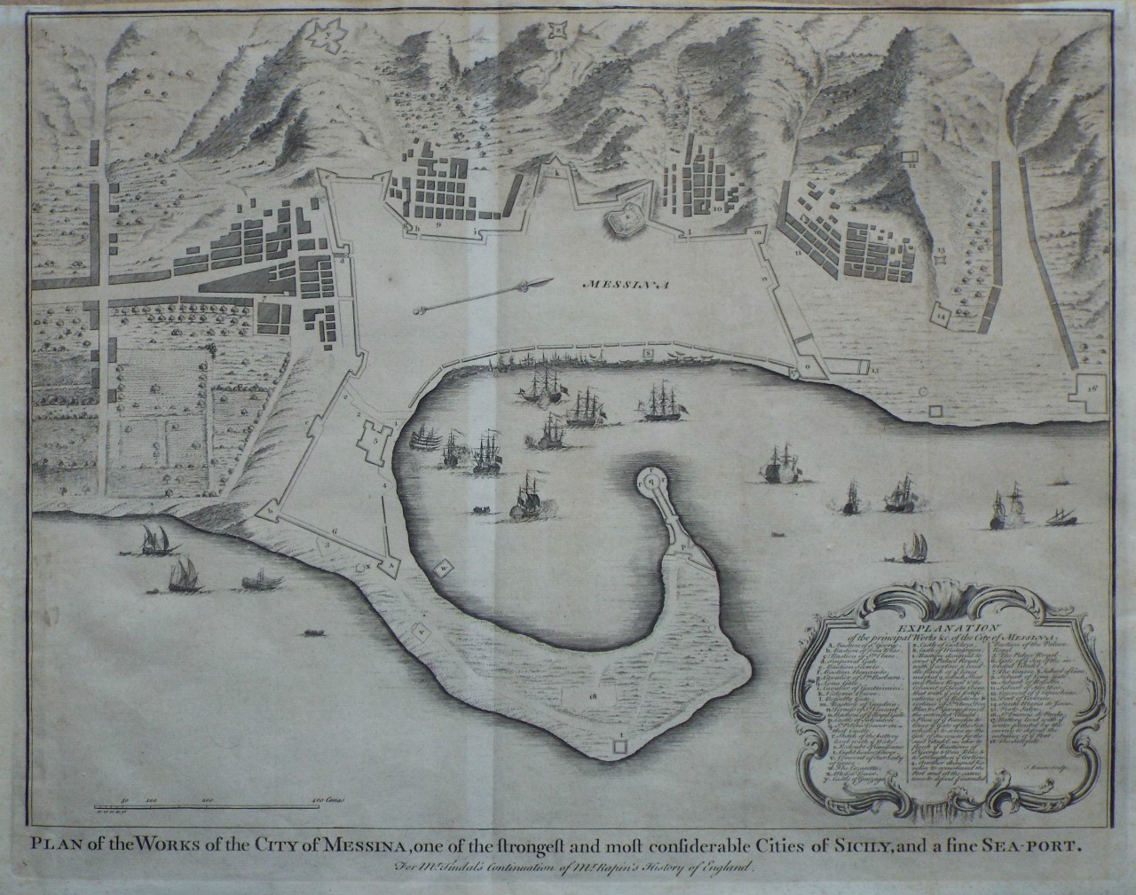 Map of Messina - Messina