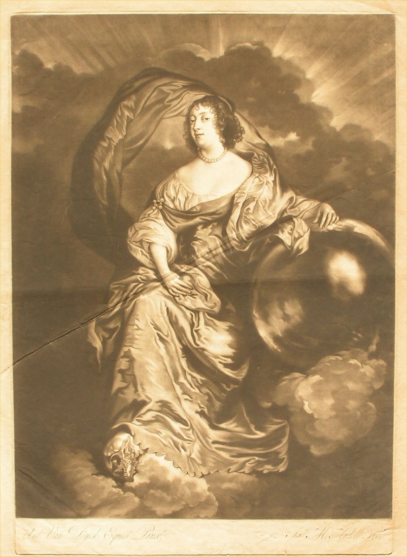 Mezzotint - Rachel, Countess of Southampton - McArdell