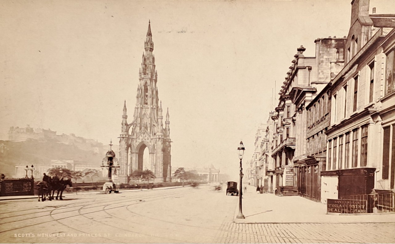 Photograph - Scott's Monument and Princes St. Edinburgh