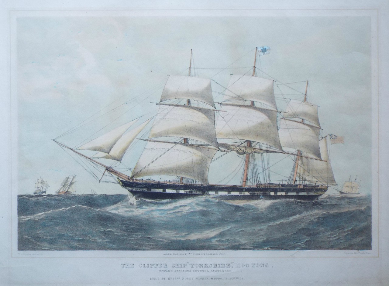 Lithograph - The Clipper Ship 