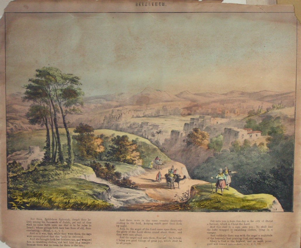 Lithograph - Bethlehem