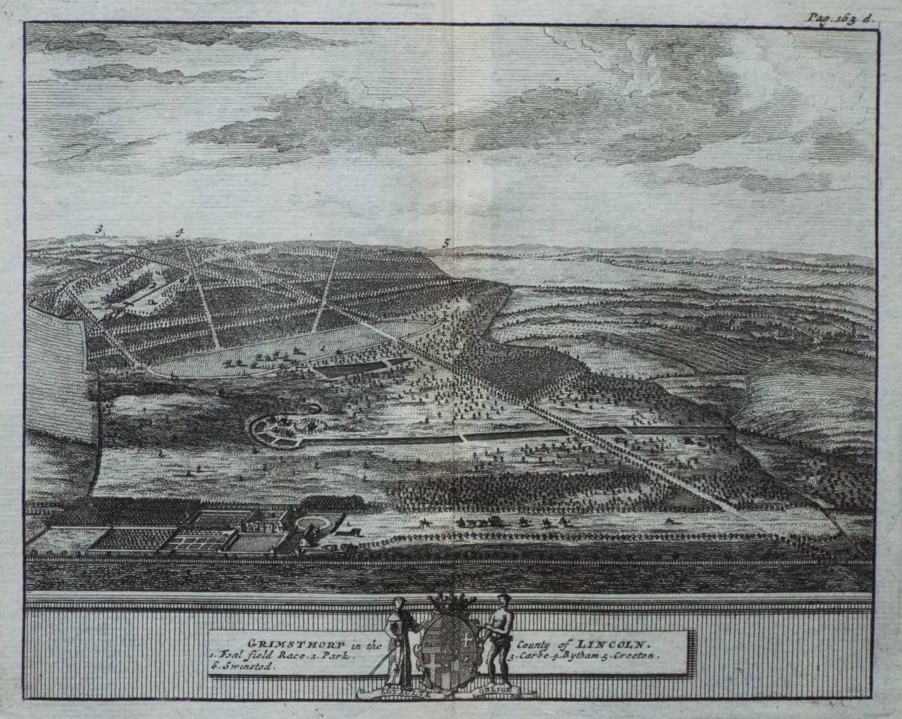 Print - Grimsthorp in the County of Lincoln.