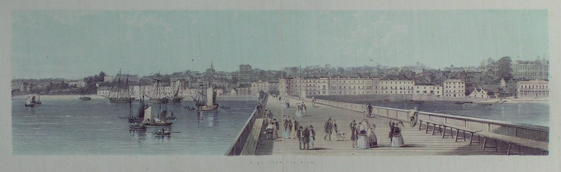 Chromo-lithograph - Ryde from the Pier