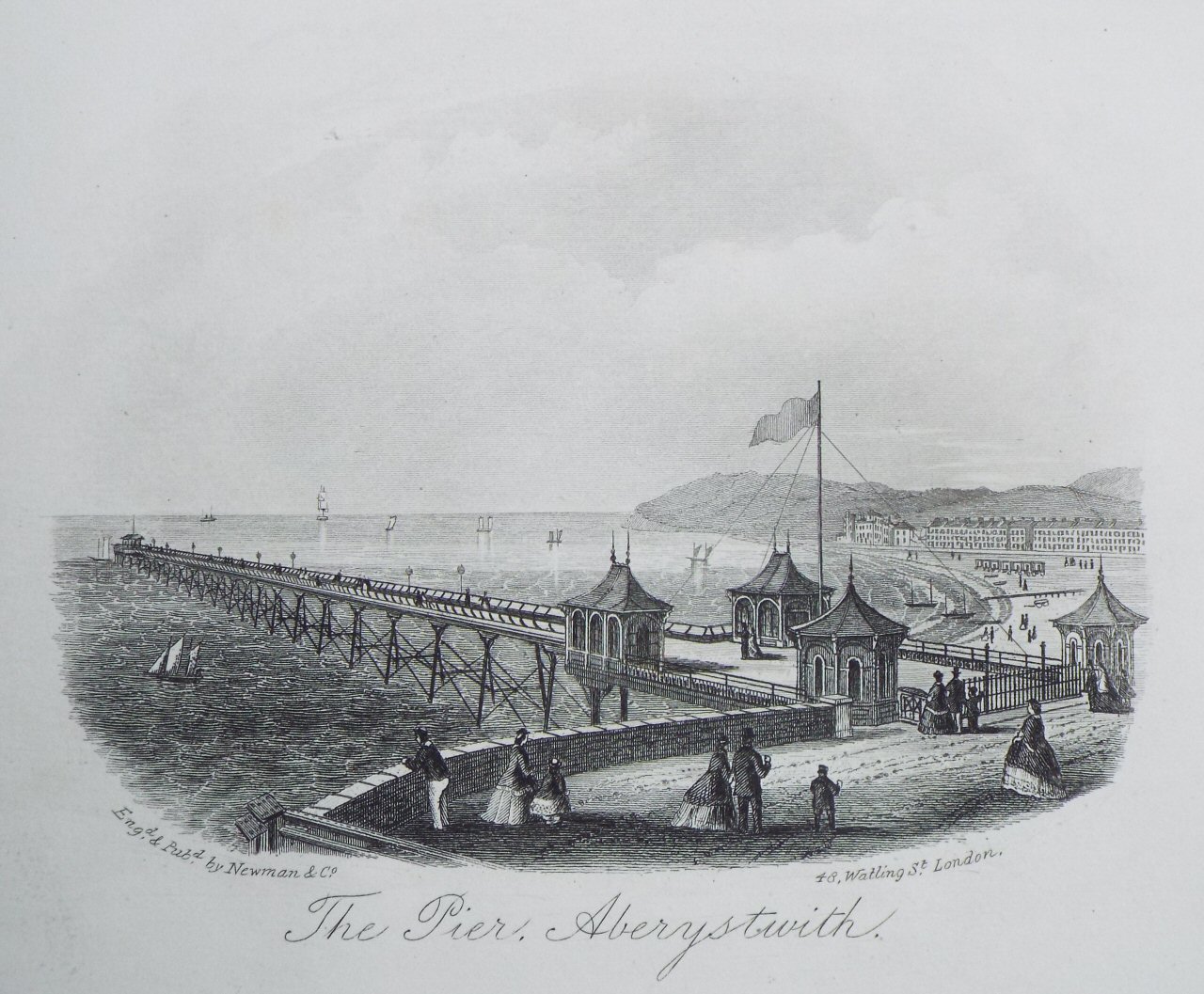 Steel Vignette - The Pier, Aberystwyth. - Newman