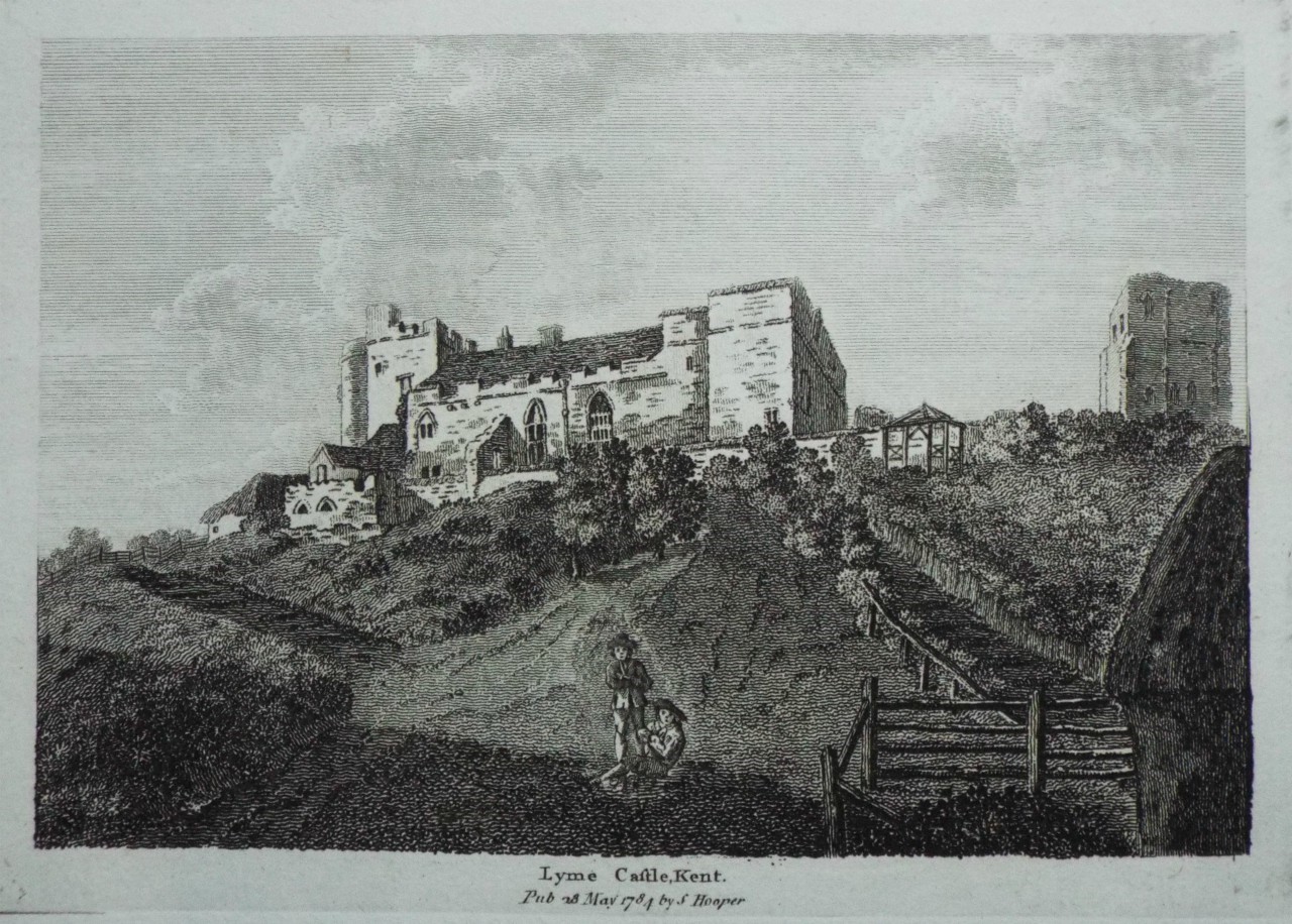 Print - Lyme Castle, Kent. - Ellis