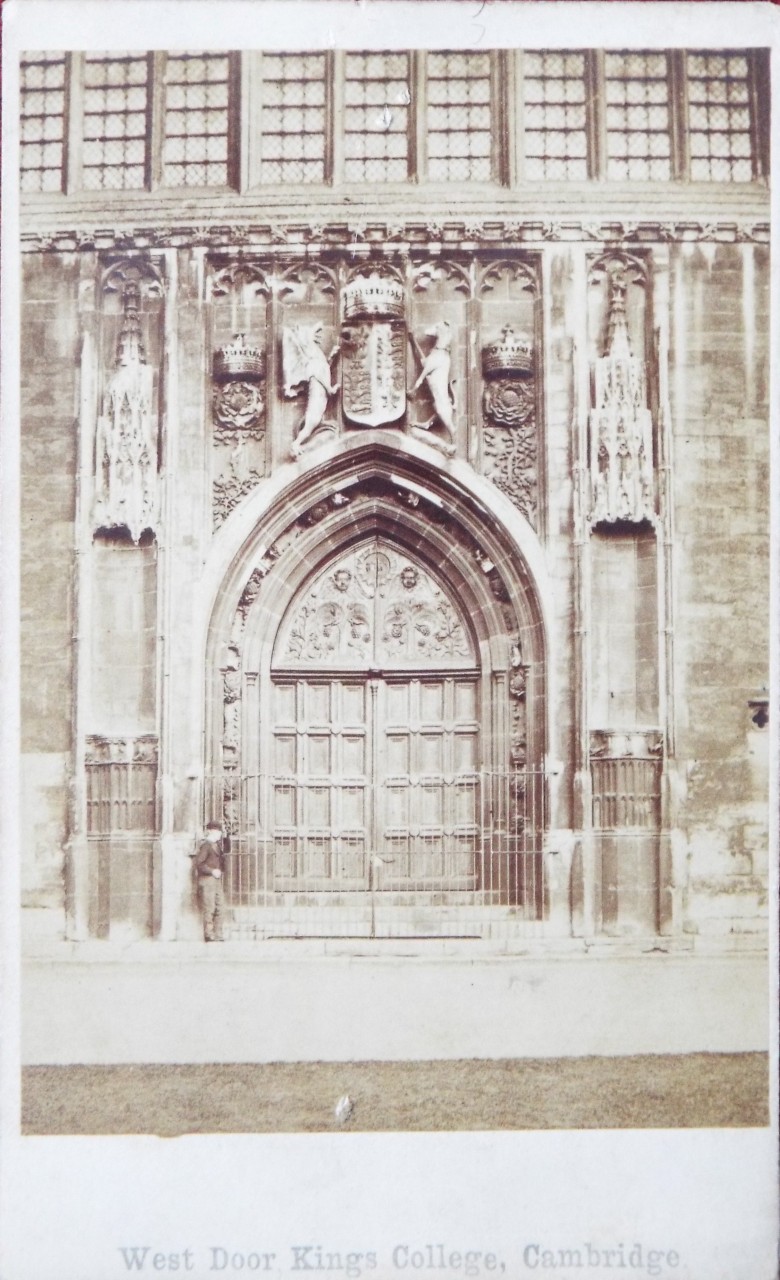 Photograph - West Door King's College, Cambridge.