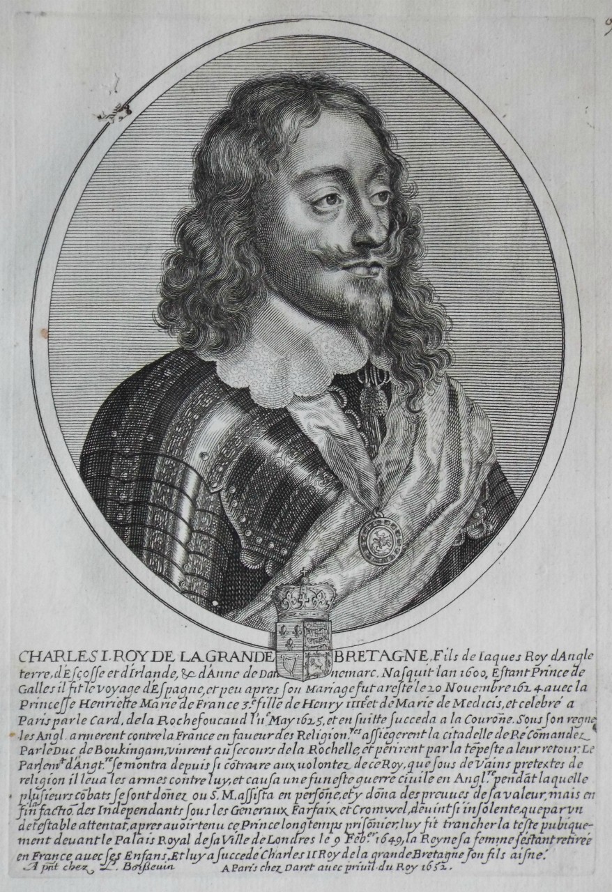 Print - Charles I Roy de la Grande Bretagne