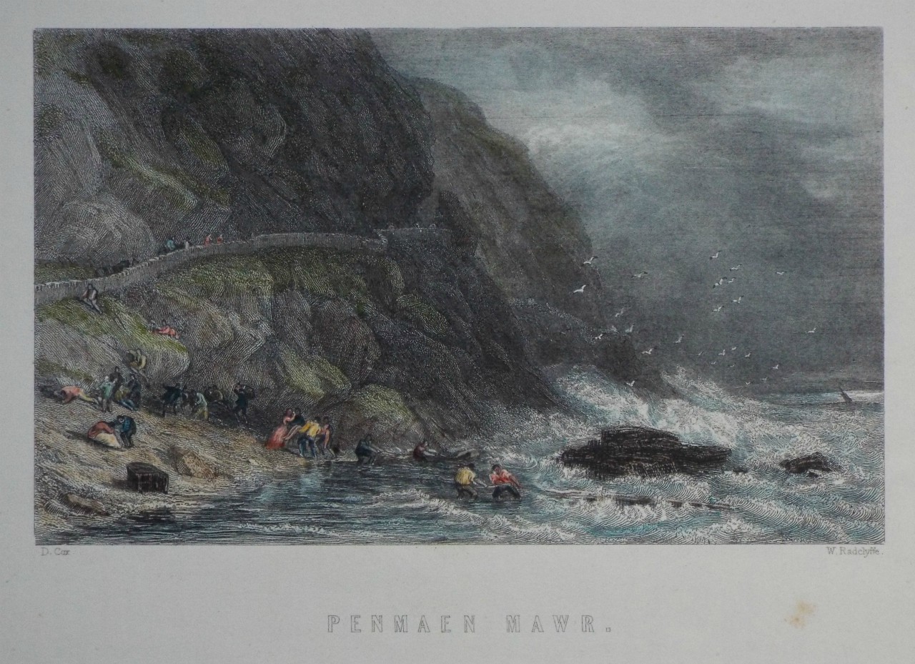 Print - Penmaen Mawr. - Radclyffe