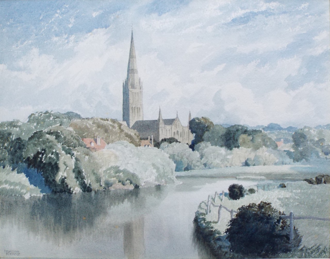 Watercolour - Salisbury Cathedral