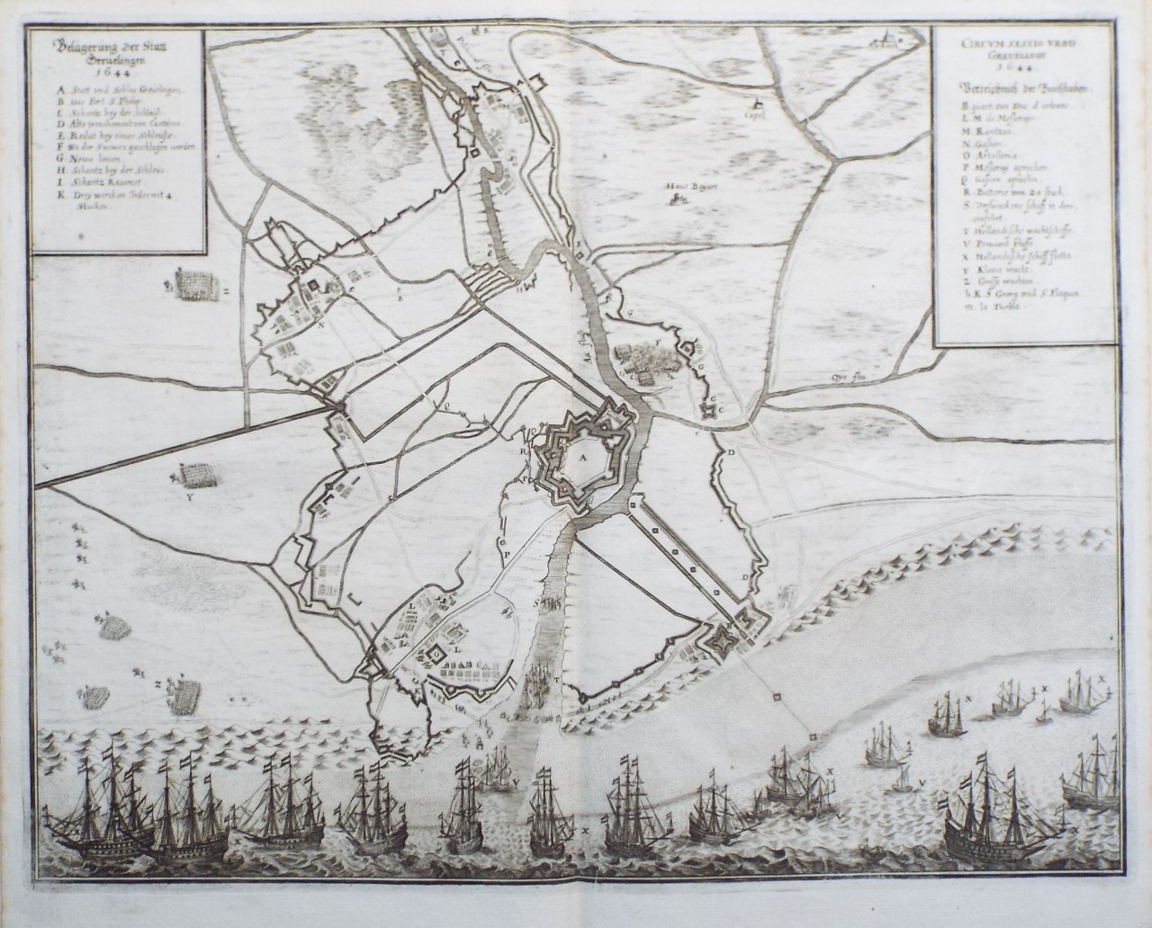 Map of Ypres - Gravelines