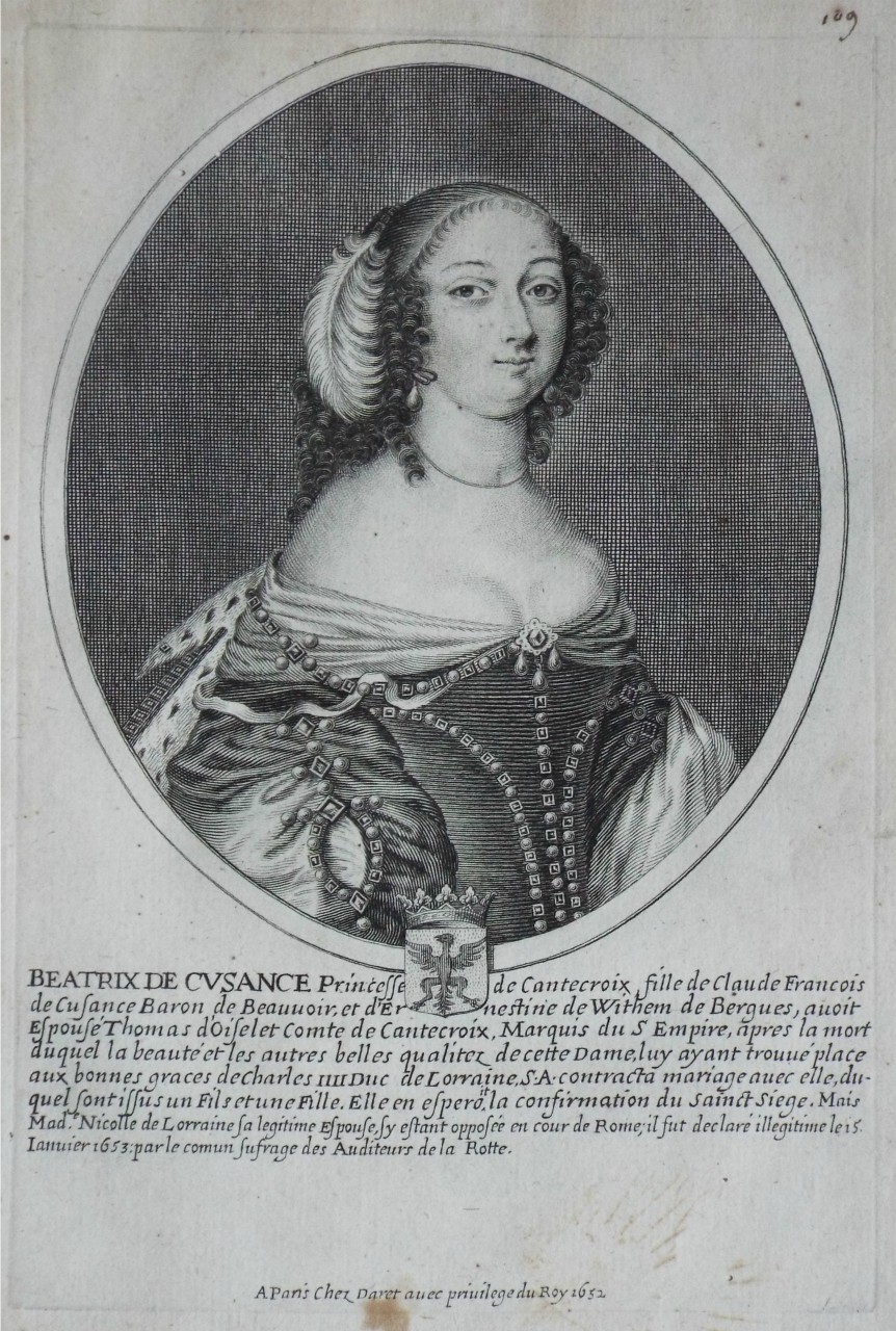 Print - Beatrix de Cusance