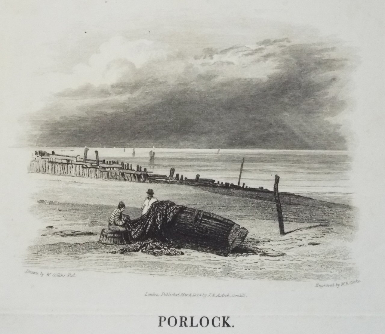 Steel Vignette - Porlock. - Cooke