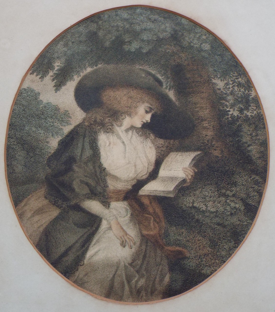 Lithograph - Delia in the Country.