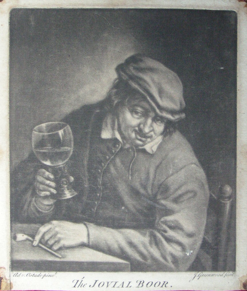 Mezzotint - The Jovial Boor - Greenwood