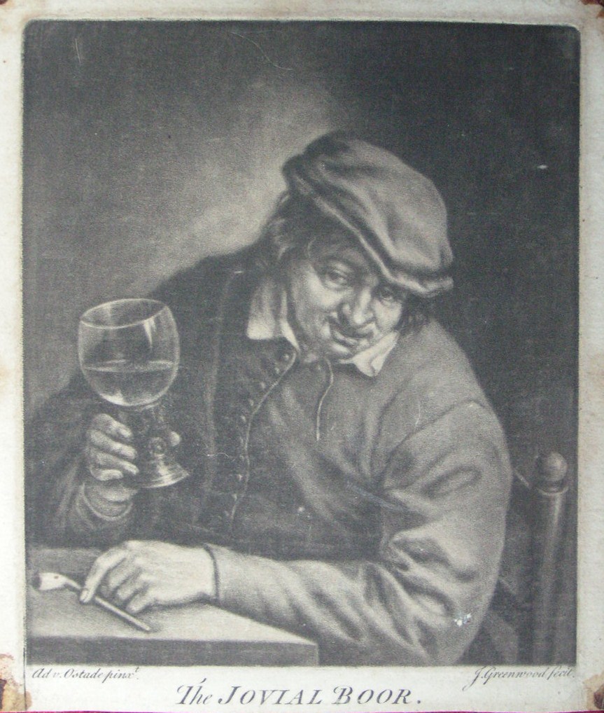 Mezzotint - The Jovial Boor - Greenwood