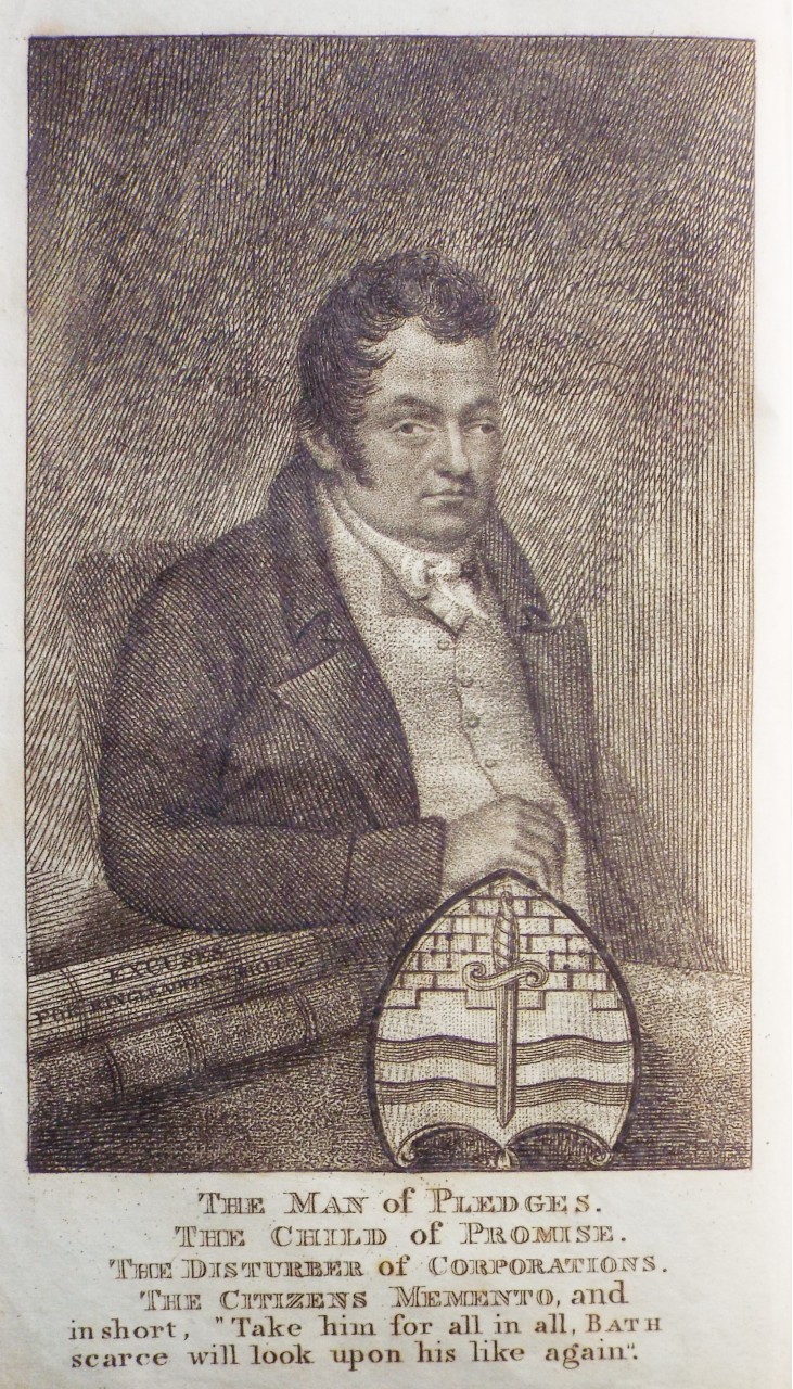 Print - The Man of Pledges. The Child of Promise. The Disturber of Corporations. The Citizens Memento, and in short 