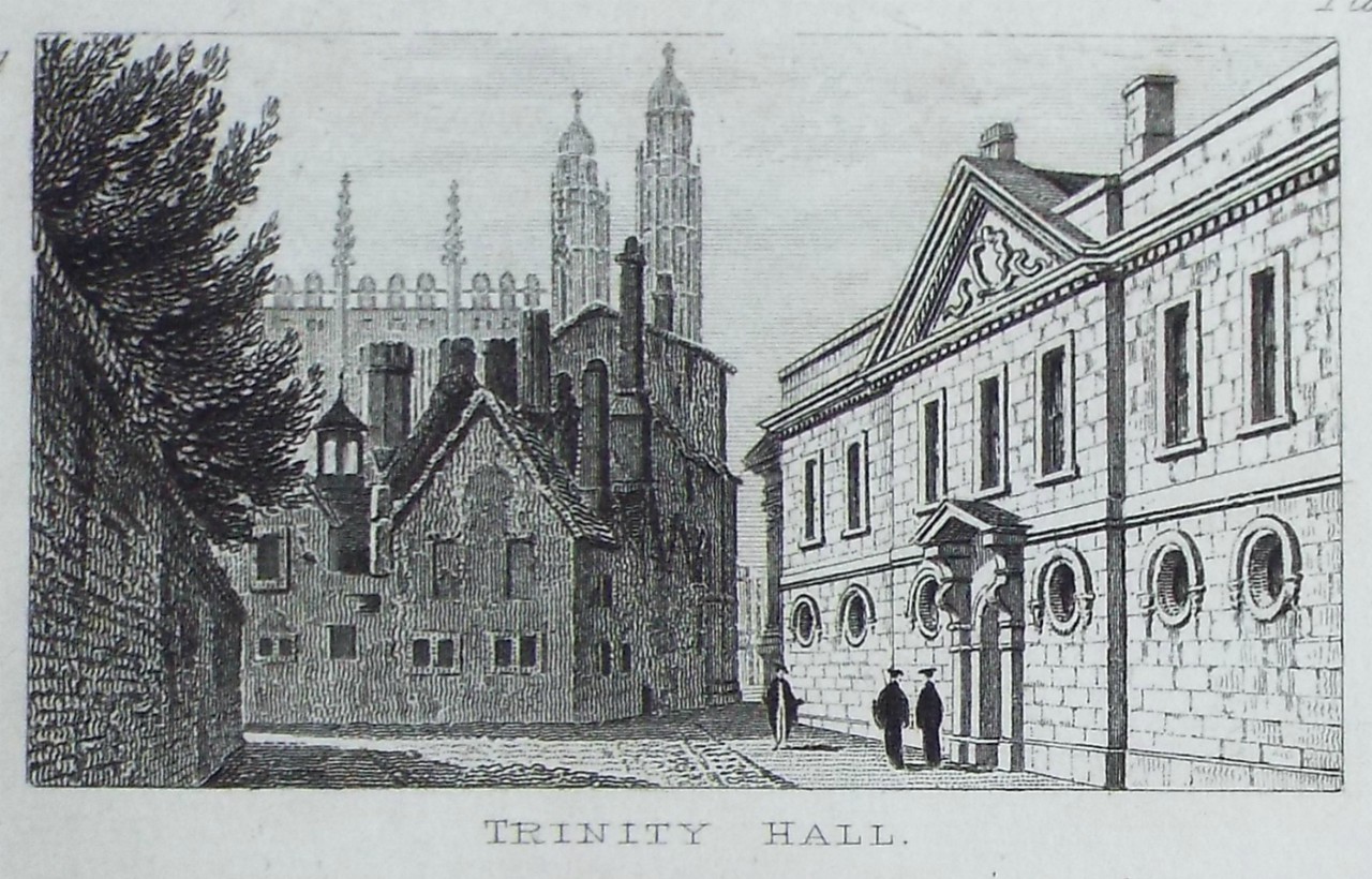 Print - Trinity Hall. - Rawle