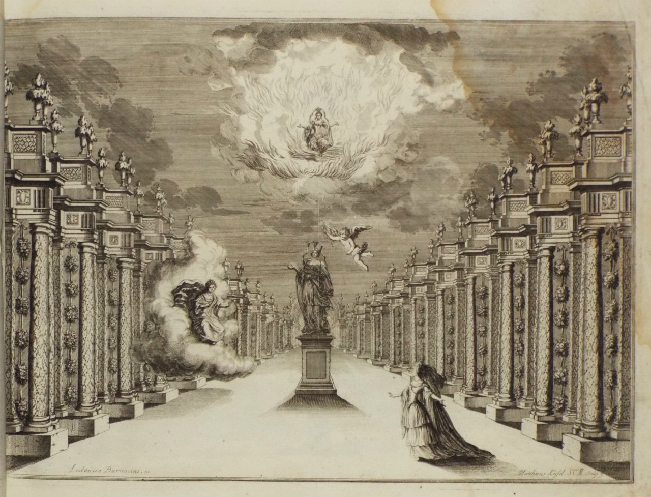 Etching - Stage Design for Il Fuoco Eterno - 3 - Kusel