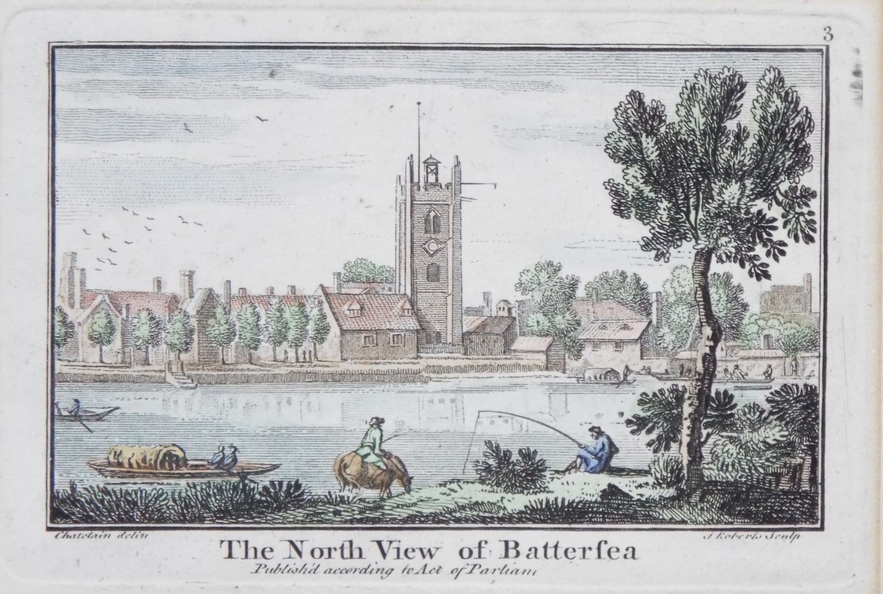 Print - The North View of Battersea - Roberts