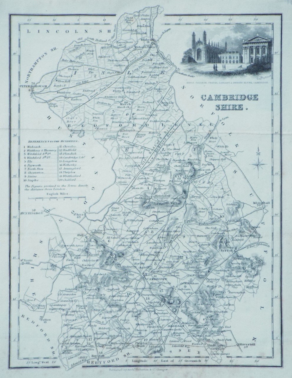 Map of Cambridgeshire