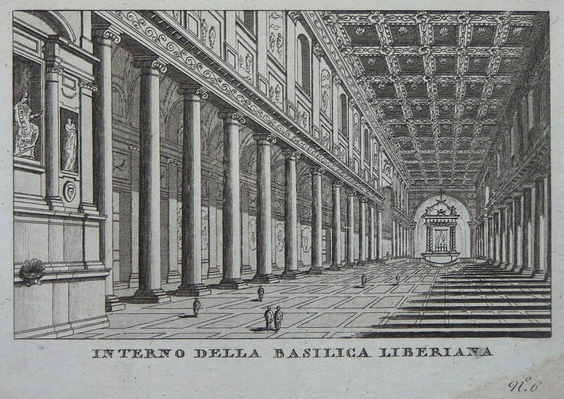 Print - Interno della Basilica Liberiana