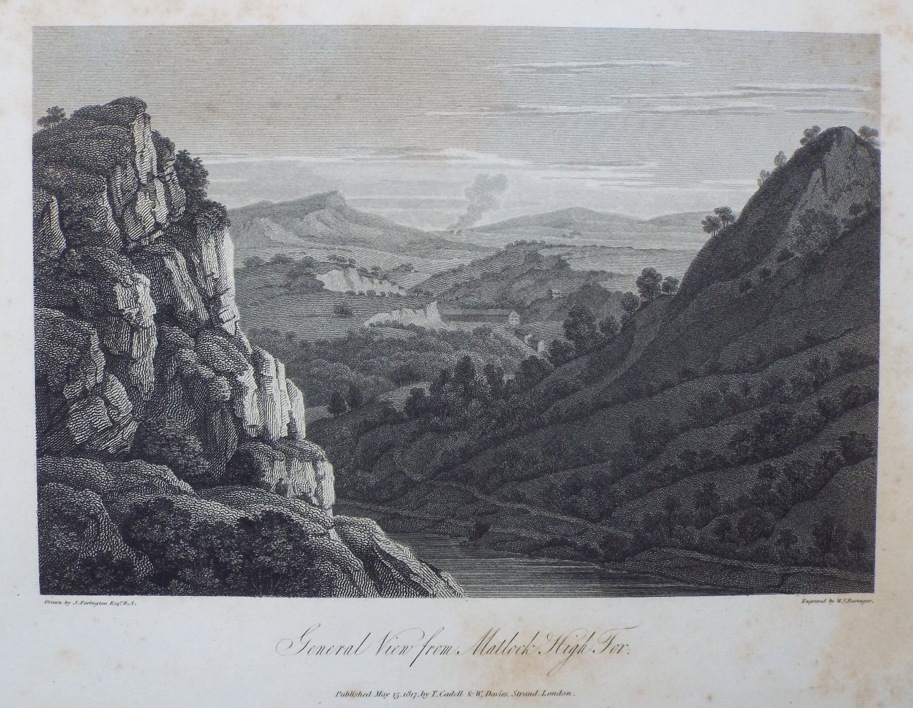 Print - General View from Matlock High Tor. - Berenger
