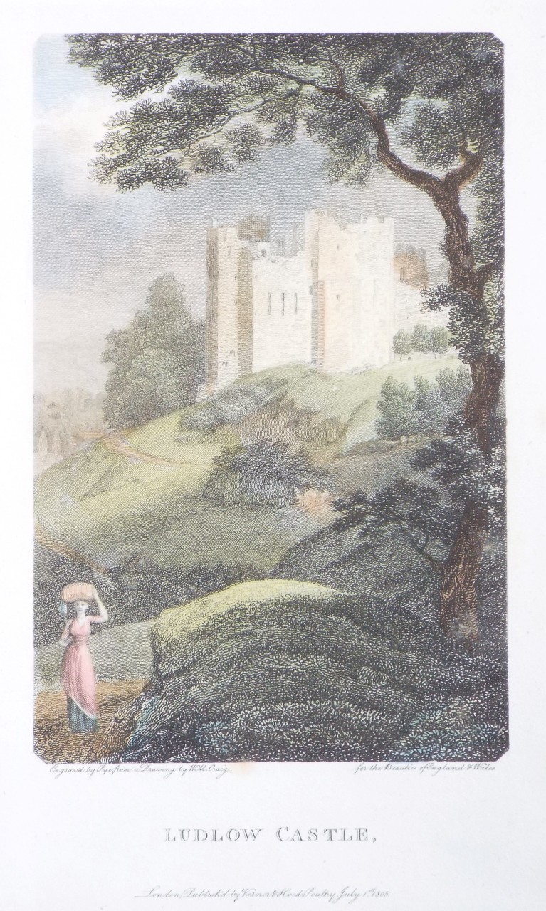 Print - Ludlow Castle. - 