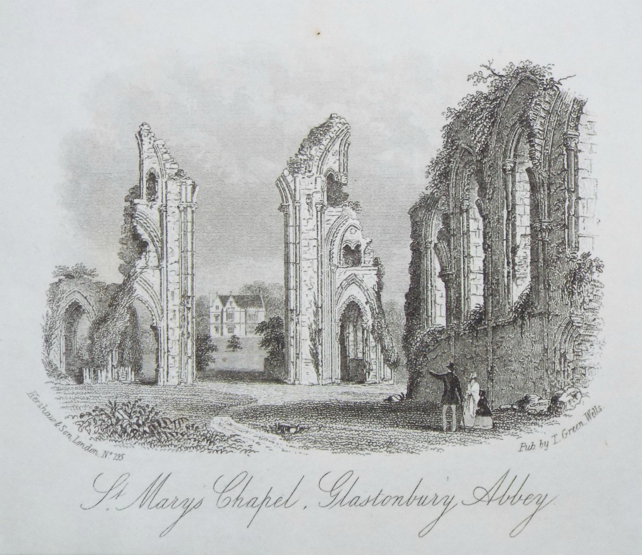 Steel Vignette - St. Marys Chapel, Glastonbury, Abbey. - Kershaw