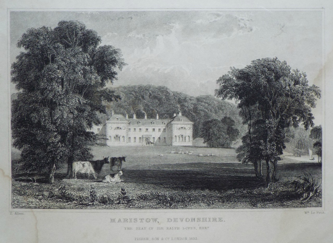 Print - Maristow, Devonshire. - Le