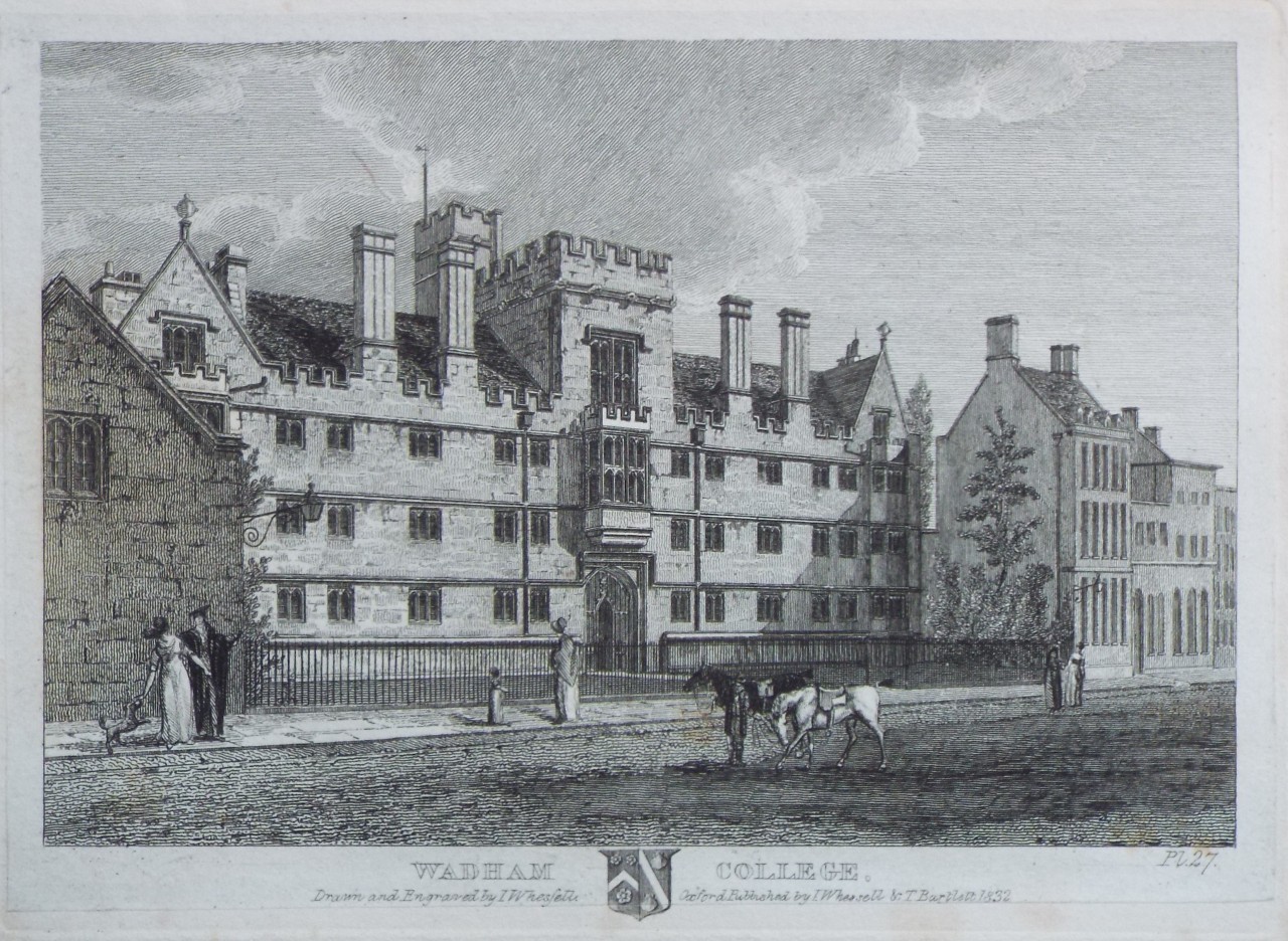 Print - Wadham College. - Whessell