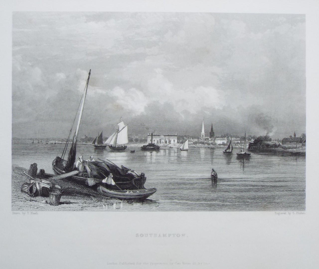 Print - Southampton. - Finden