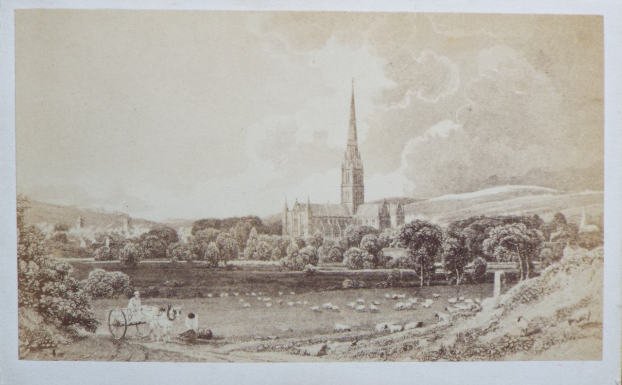 Photograph - Constable's Salisbury Cathedral from Harnham