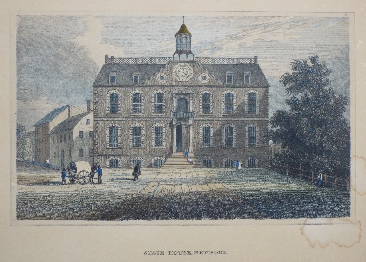 Print - State House, Newport.