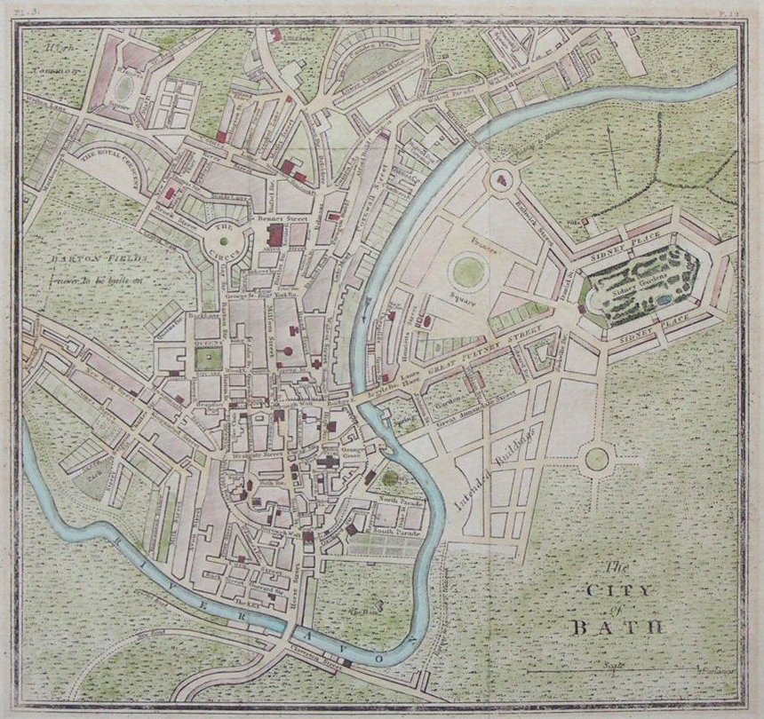 Map of Bath - Bath