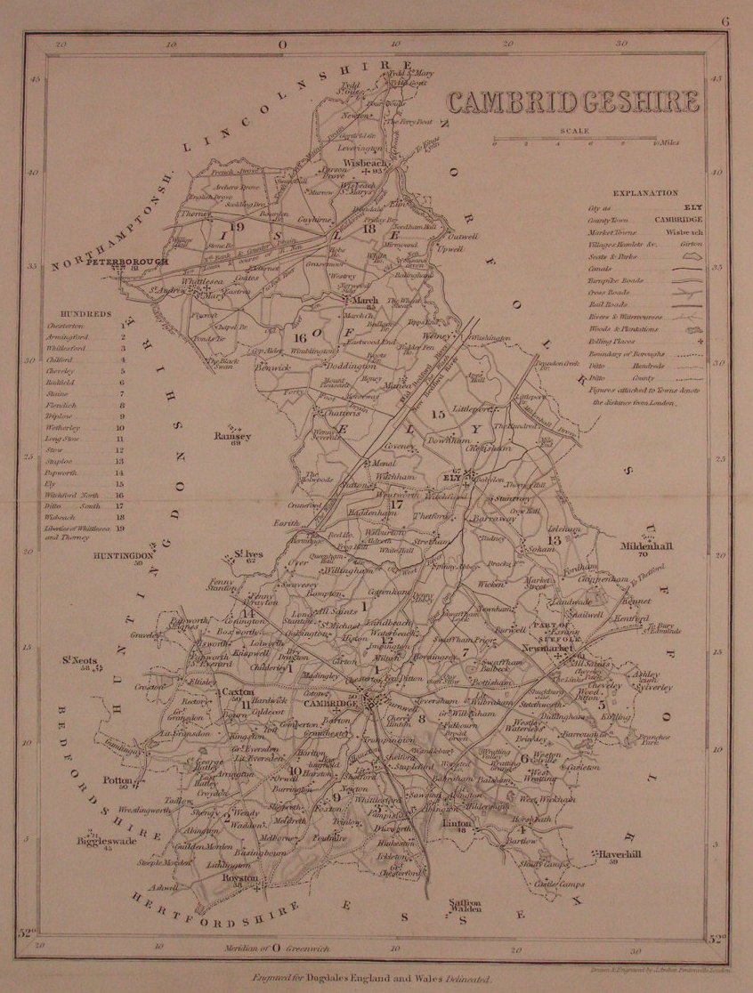 Map of Cambridgeshire - Archer