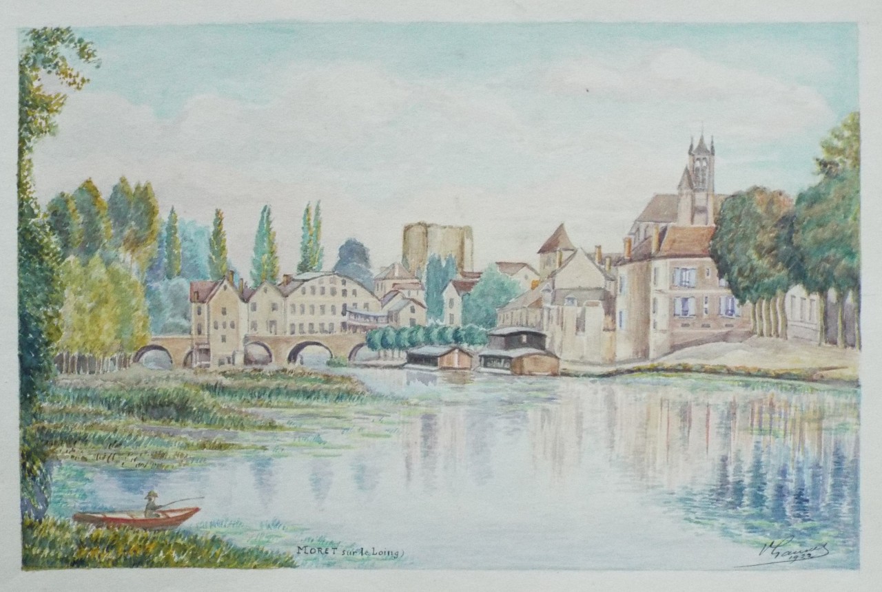 Watercolour - Moret sur le Loing