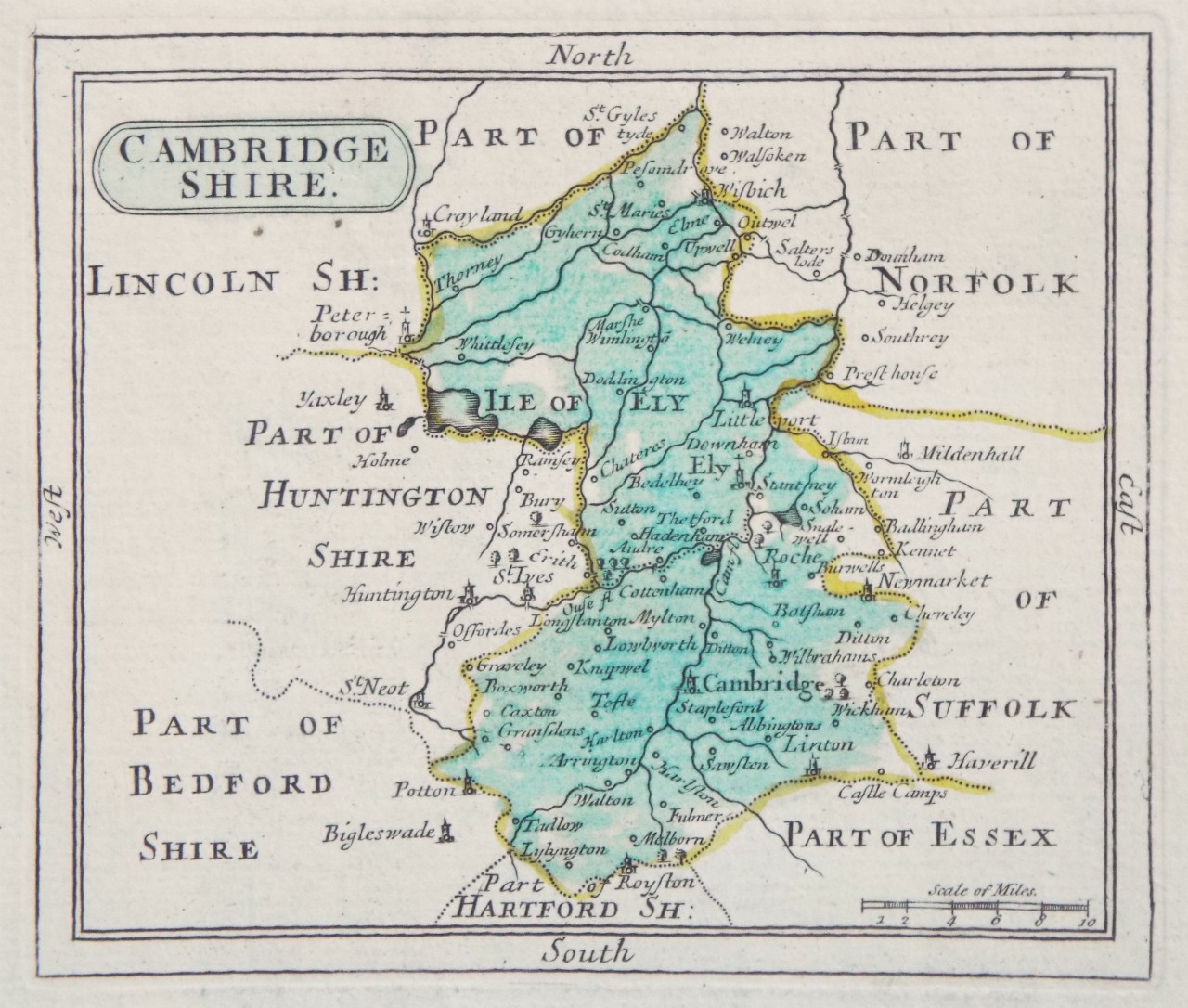 Map of Cambridgeshire