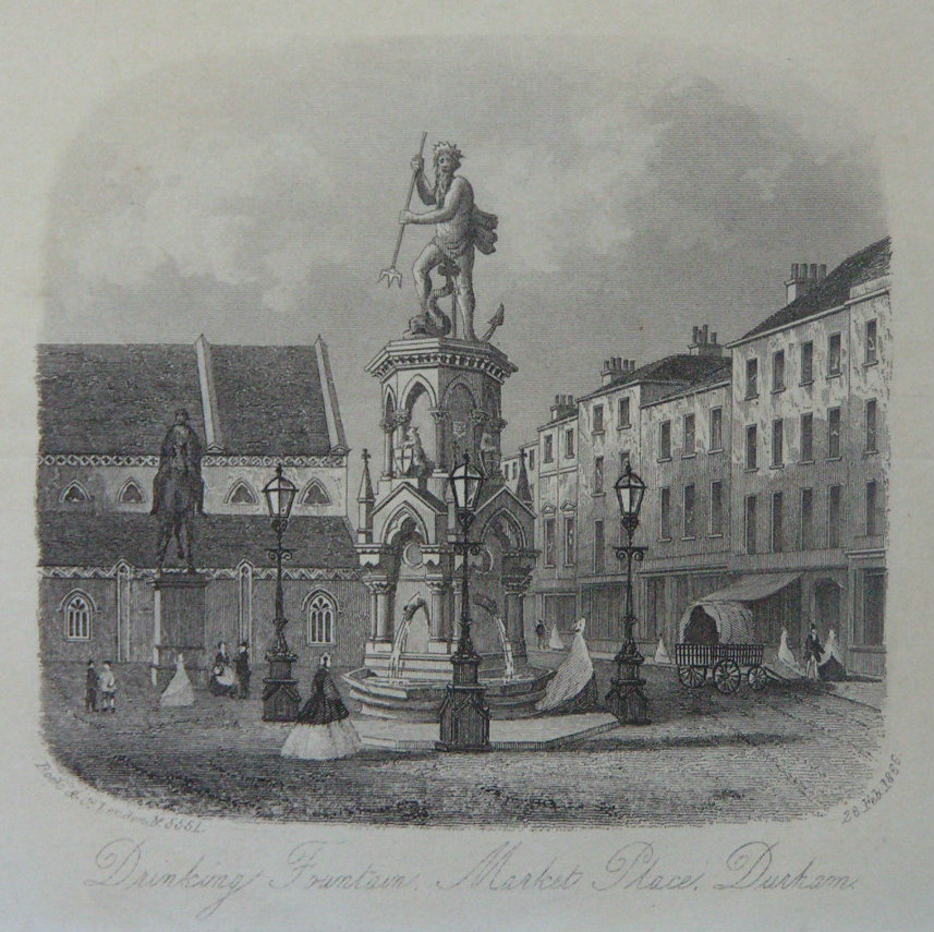 Steel Vignette - Drinking Fountain, Market Place, Durham - Rock