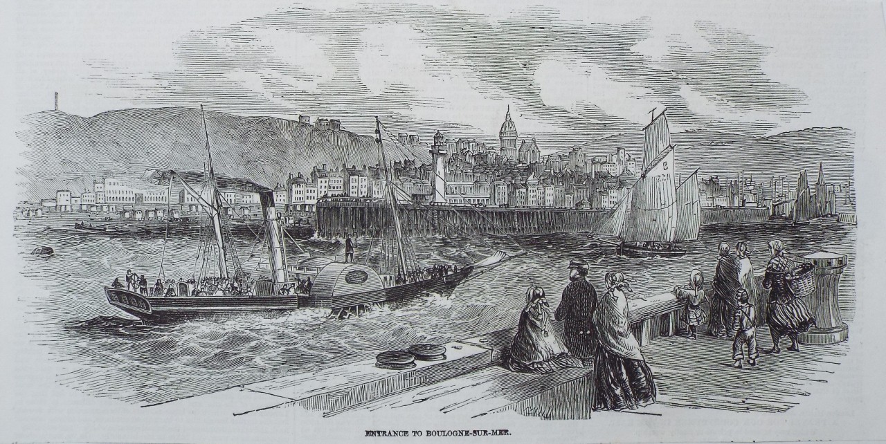 Wood - Entrance to Boulogne-sur-Mer.