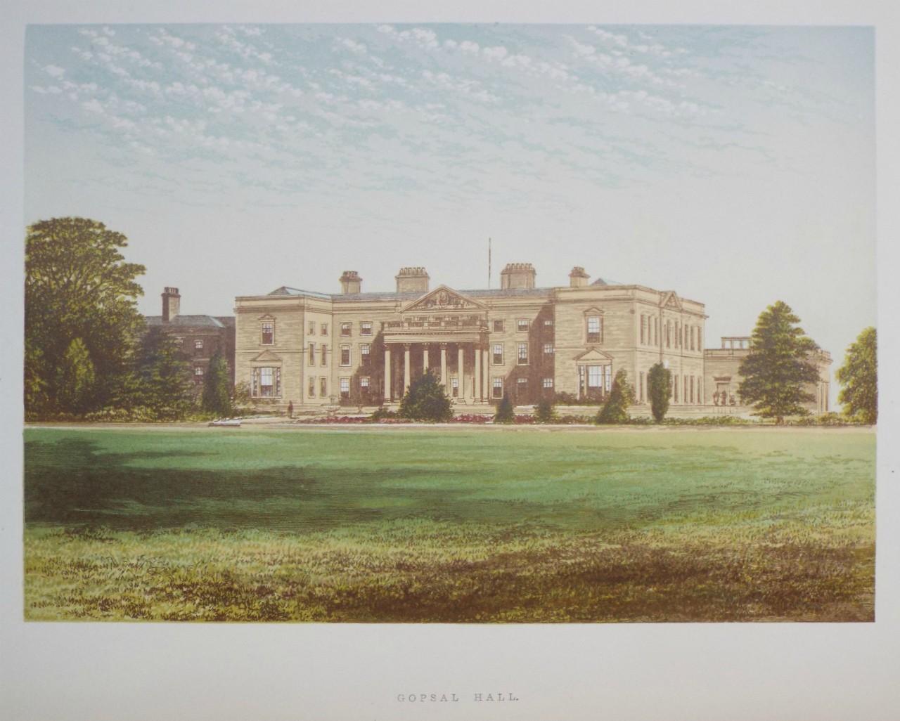 Chromo-lithograph - Gopsal Hall.