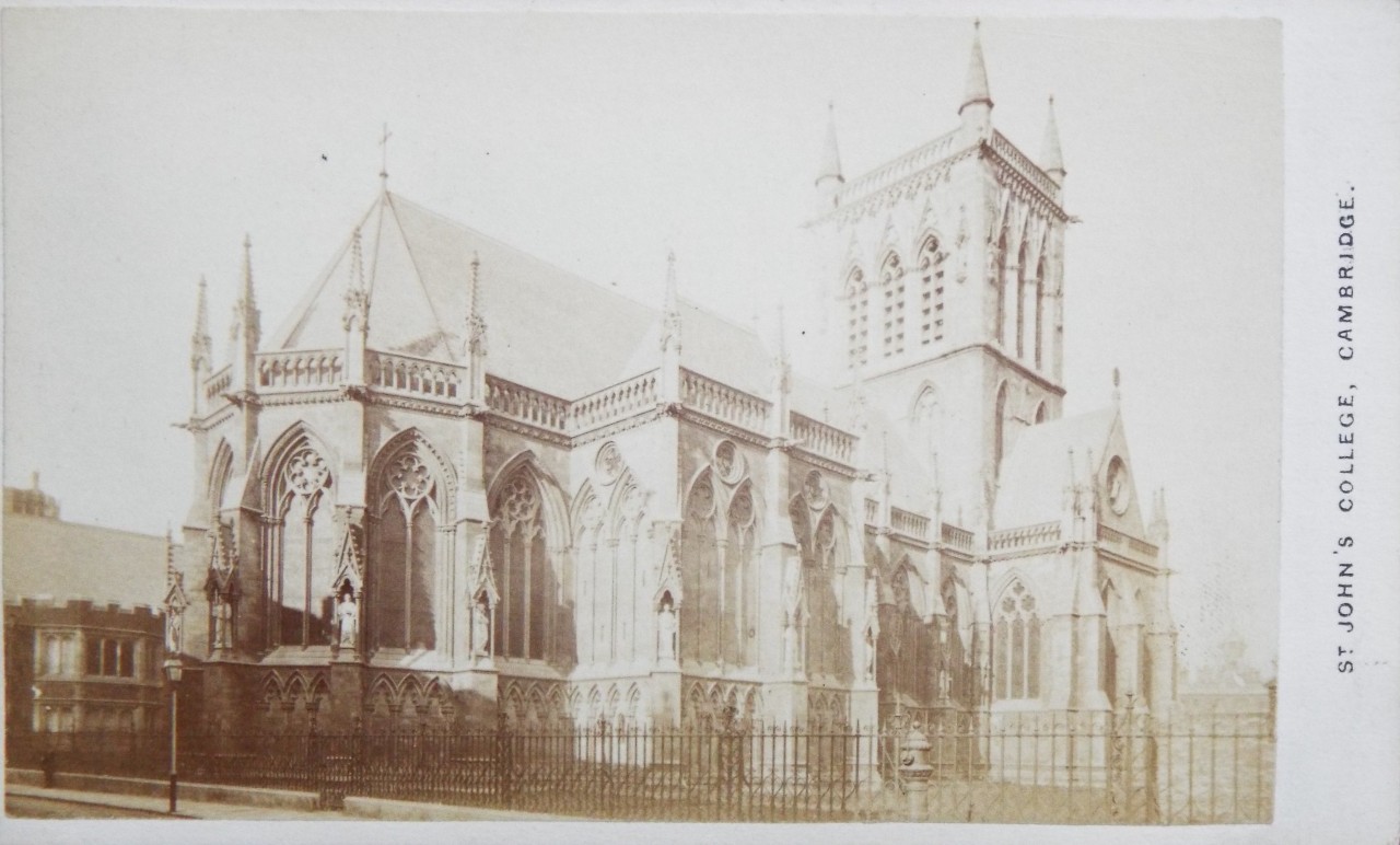 Photograph - St. John's College, Cambridge. Chapel Exterior