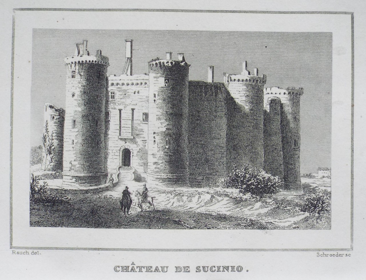 Print - Chateau de Sucinio. - 