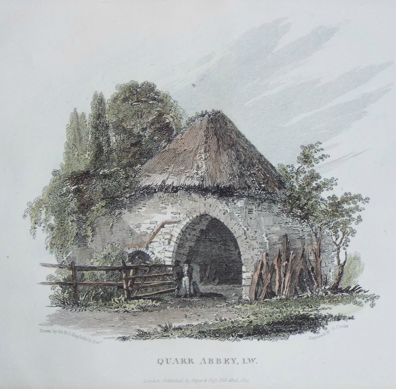 Print - Quarr Abbey, I.W. - Cooke