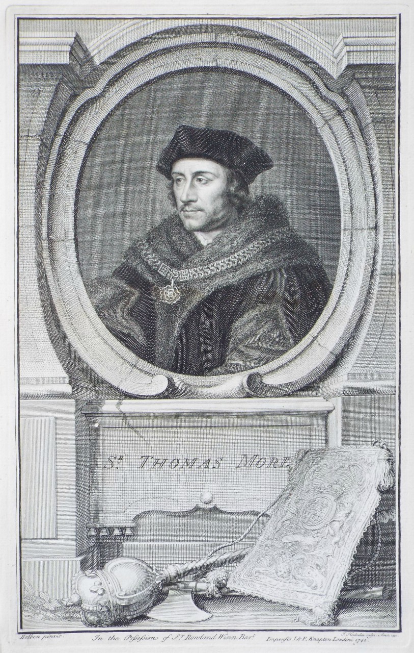 Print - Sr. Thomas More - Houbraken