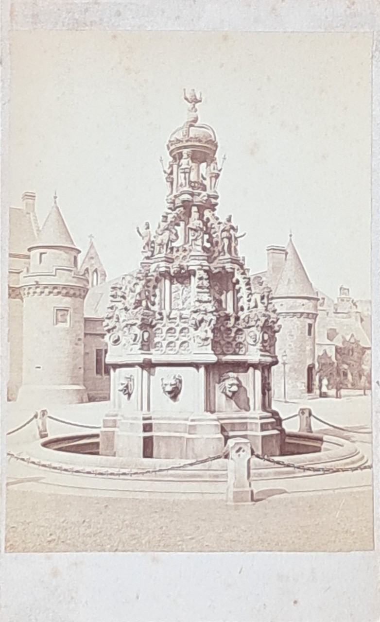 Photograph - Holyrood Palace Fountain