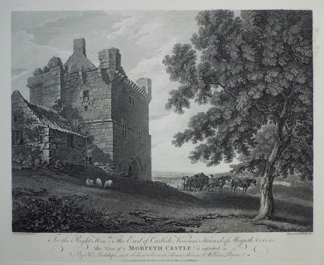 Print - Morpeth Castle - Byrne