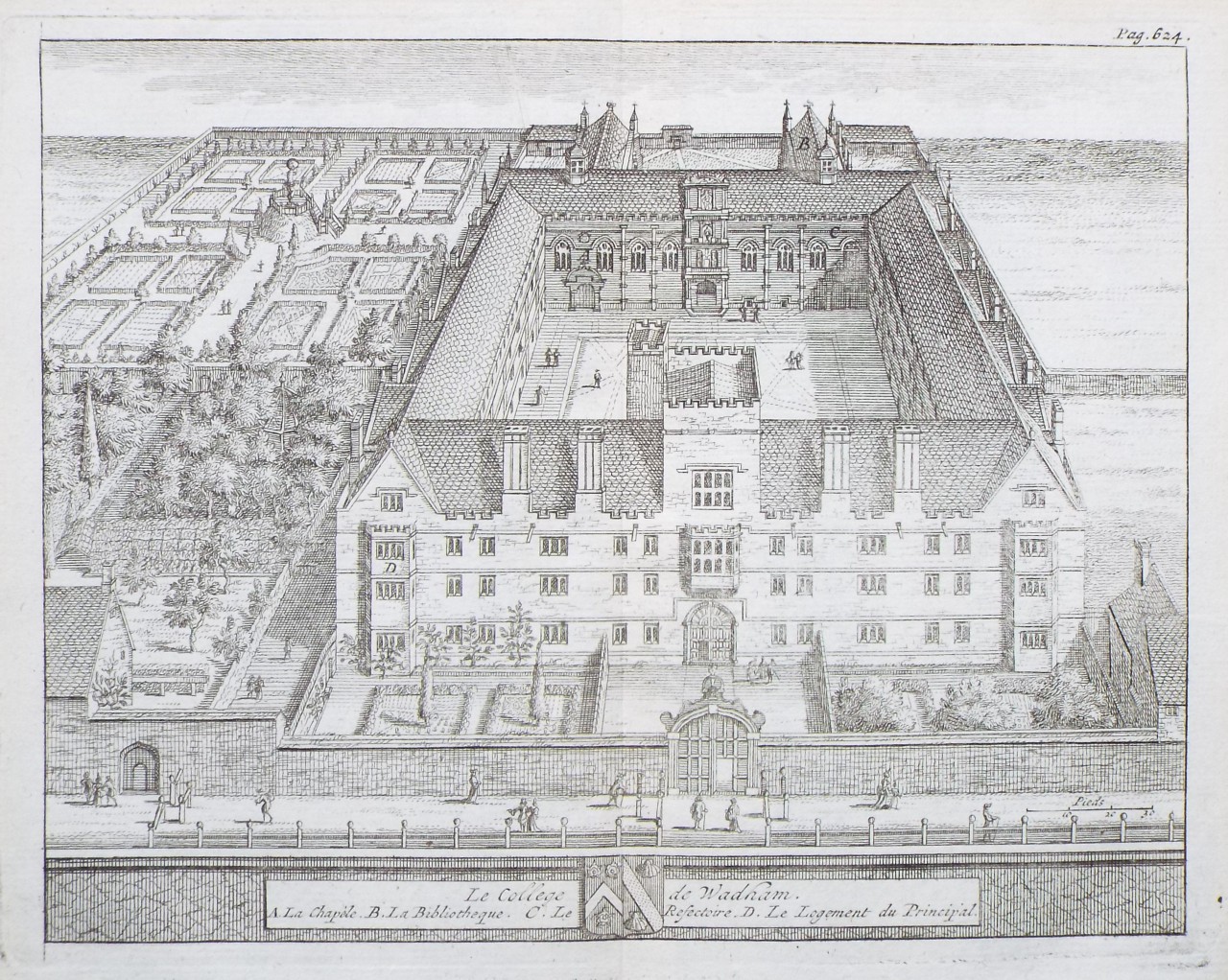 Print - Le College de Wadham.