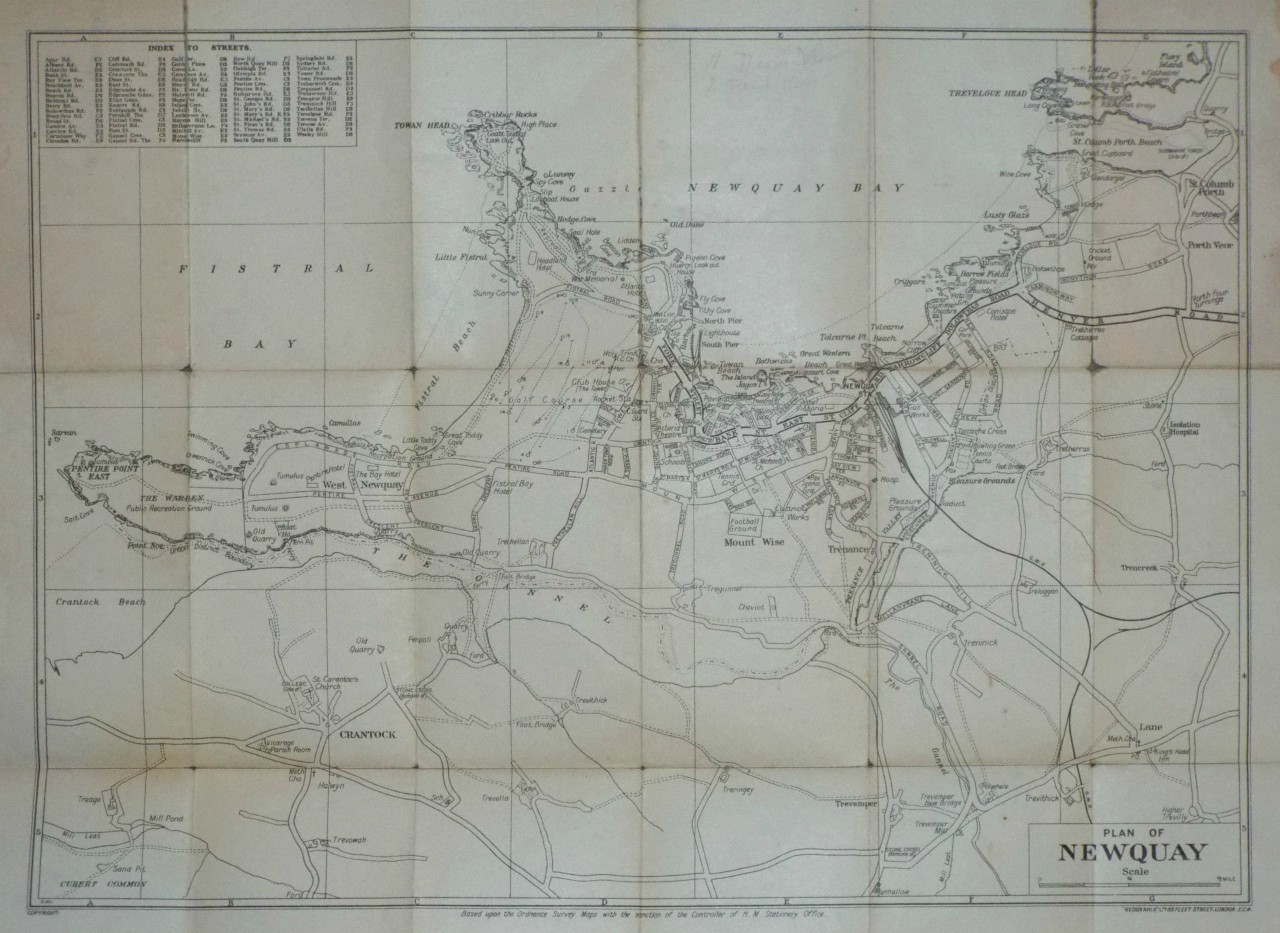 Map of Newquay - Newquay